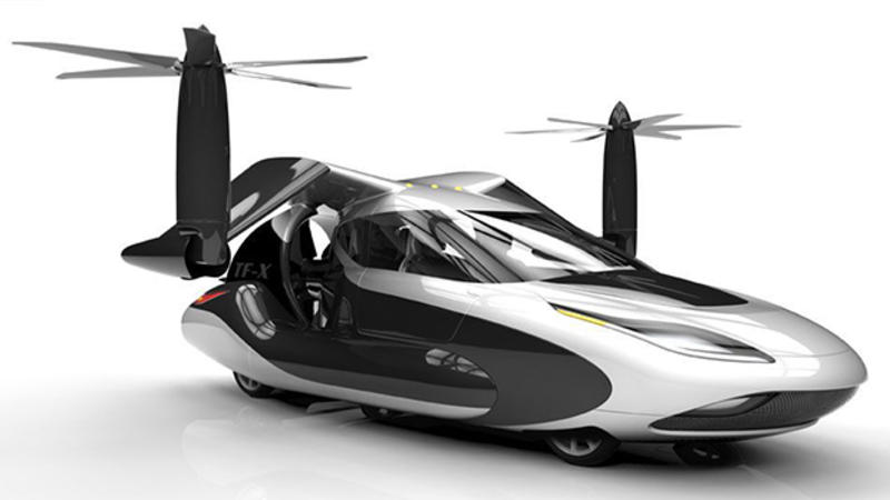 Летающий беспилотный автомобиль Terrafugia TF-X.